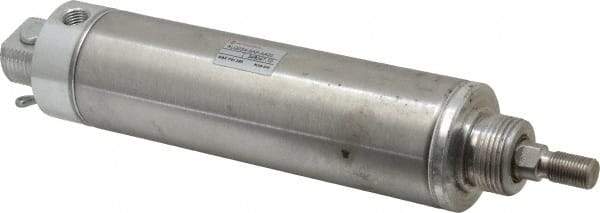 Norgren - 3" Stroke x 2" Bore Single Acting Air Cylinder - 1/4 Port, 1/2-20 Rod Thread - Caliber Tooling