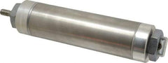 Norgren - 6" Stroke x 2-1/2" Bore Double Acting Air Cylinder - 1/4 Port, 1/2-20 Rod Thread - Caliber Tooling