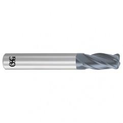 7/16 x 7/16 x 1 x 2-3/4 4Fl .020 C/R Carbide End Mill - WXL - Caliber Tooling