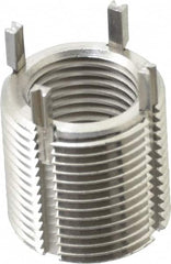 Recoil - M16x1.50 Internal, M22x1.50 External, 22mm Insert Length, Heavy Duty Keylocking Thread Inserts - Stainless Steel, Passivated Finish, Grade 303 - Exact Industrial Supply