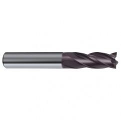 20mm Dia. x 104mm Overall Length 4-Flute Square End Solid Carbide SE End Mill-Round Shank-Center Cut-Firex - Caliber Tooling