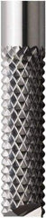 Seco - 4mm Diam, End Mill End, Solid Carbide Diamond Pattern Router Bit - Right Hand Cut, 50mm OAL, Use on Composites - Caliber Tooling