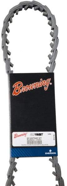 Browning - Section 3L, 3/8" Wide, 1,200" Outside Length, Adjustable Replacement Belt - Urethane, Griptwist, No. 3LP - Caliber Tooling