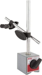 SPI - 175 Lb Magnetic Force, Indicator Positioner & Holder with Base - Post & Rod, Rectangular Base, 2-1/8" Base Height, 2-1/4" Base Length, 2" Base Width - Caliber Tooling