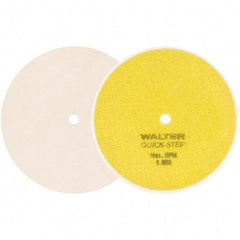 WALTER Surface Technologies - 6" Diam, Unmounted Buffing Wheel - Hook & Loop Felt Disc, High Density Density - Caliber Tooling