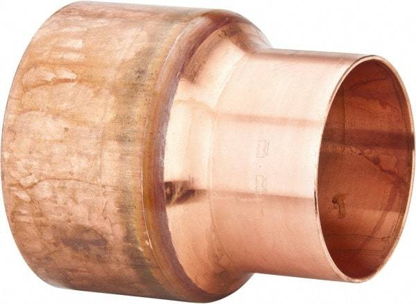 Mueller Industries - 4 x 3" Wrot Copper Pipe Reducer Coupling - C x C, Solder Joint - Caliber Tooling