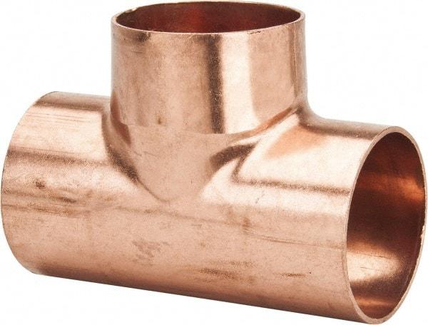 Mueller Industries - 3" Wrot Copper Pipe Tee - C x C x C, Solder Joint - Caliber Tooling