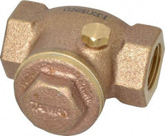 Legend Valve - 3/8" Brass Check Valve - Inline, FNPT x FNPT, 200 WOG - Caliber Tooling