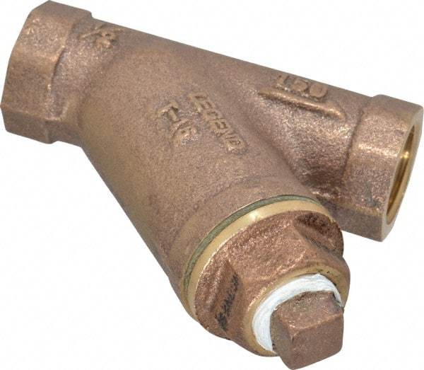 Legend Valve - 1/2" Pipe, FNPT Ends, Bronze Y-Strainer - 300 psi WOG Rating, 150 psi WSP Rating - Caliber Tooling