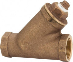 Legend Valve - 1-1/4" Pipe, FNPT Ends, Bronze Y-Strainer - 300 psi WOG Rating, 150 psi WSP Rating - Caliber Tooling