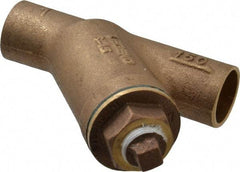 Legend Valve - 1" Pipe, Solder Ends, Bronze Y-Strainer - 300 psi WOG Rating, 150 psi WSP Rating - Caliber Tooling