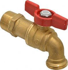 Legend Valve - 3/4 Inch Pipe, 125 psi WOG Rating, Brass Hose Bibb, Stop Valve - Caliber Tooling