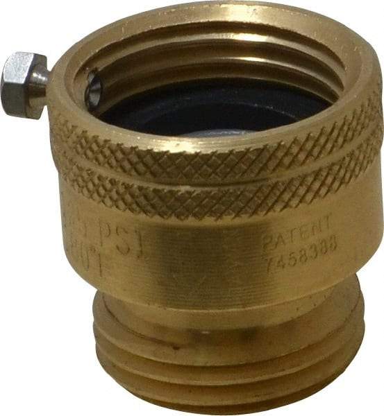 Legend Valve - 3/4" Pipe, 125 Max psi, Brass, Hose Type Vacuum Breaker Valve - Buna-N Seal, GHT End Connections - Caliber Tooling