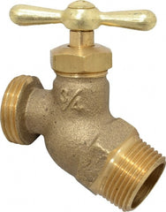 Legend Valve - 3/4" Pipe, 125 psi WOG Rating, Brass Hose Bibb, Stop Valve - Caliber Tooling