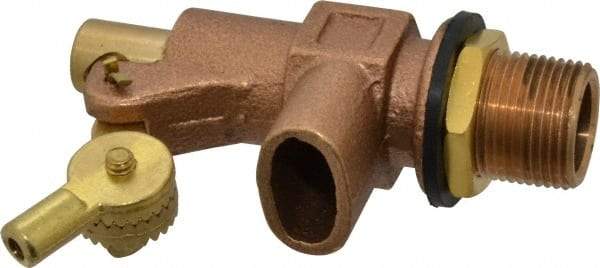 Legend Valve - 3/4" Pipe, Bronze, Mechanical Float Valve - 125 psi, MPT x Plain End Connections - Caliber Tooling