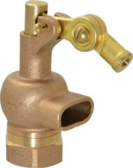 Legend Valve - 1" Pipe, Bronze, Mechanical Float Valve - 125 psi, NPTF x Plain End Connections - Caliber Tooling