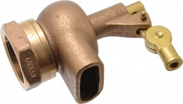 Legend Valve - 1-1/2" Pipe, Bronze, Mechanical Float Valve - 125 psi, NPTF x Plain End Connections - Caliber Tooling