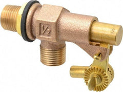 Legend Valve - 1/2" Pipe, Bronze, Mechanical Float Valve - 125 psi, MPT x MPT End Connections - Caliber Tooling