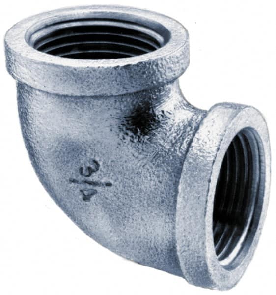 Merit Brass - 4" Grade 304 Stainless Steel Pipe 90° Elbow - FNPT x FNPT End Connections, 150 psi - Caliber Tooling