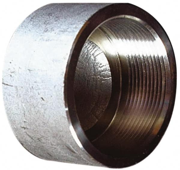 Merit Brass - 3" Grade 316 Stainless Steel Pipe End Cap - FNPT End Connections, 150 psi - Caliber Tooling