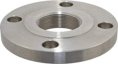 Value Collection - 2" Pipe, 6" OD, Stainless Steel, Threaded Pipe Flange - 4-3/4" Across Bolt Hole Centers, 3/4" Bolt Hole, 150 psi, Grades 316 & 316L - Caliber Tooling