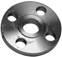 Merit Brass - 1-1/4" Pipe, 4-5/8" OD, Stainless Steel, Threaded Pipe Flange - 3-1/2" Across Bolt Hole Centers, 5/8" Bolt Hole, 150 psi, Grades 316 & 316L - Caliber Tooling