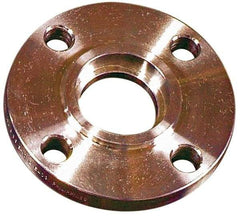 Merit Brass - 1-1/4" Pipe, 4-5/8" OD, Stainless Steel, Socket Weld Pipe Flange - 3-1/2" Across Bolt Hole Centers, 5/8" Bolt Hole, 150 psi, Grades 304 & 304L - Caliber Tooling