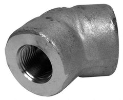 Merit Brass - 2" Grade 304/304L Stainless Steel Pipe 45° Elbow - FNPT x FNPT End Connections, 3,000 psi - Caliber Tooling