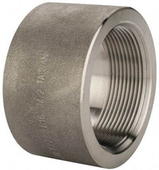 Merit Brass - 2" Grade 316/316L Stainless Steel Pipe Half Coupling - FNPT End Connections, 3,000 psi - Caliber Tooling