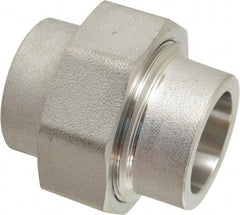 Merit Brass - 1" Grade 316 Stainless Steel Pipe Union - Socket Weld x Socket Weld End Connections, 3,000 psi - Caliber Tooling