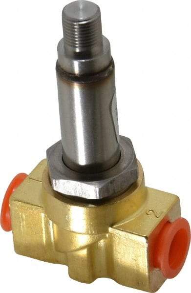 Parker - 1/4" Port, Brass Solenoid Valve - Closed, FKM Seal - Caliber Tooling