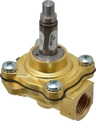 Parker - 1/2" Port, Brass Solenoid Valve - Closed, NBR Seal - Caliber Tooling