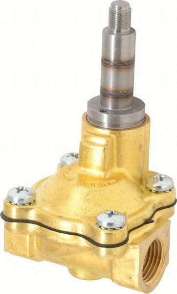 Parker - 1/2" Port, Brass Solenoid Valve - Open, NBR Seal - Caliber Tooling