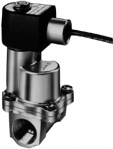 Parker - 1/2" Port, Brass Solenoid Valve - Closed, EPDM Seal - Caliber Tooling