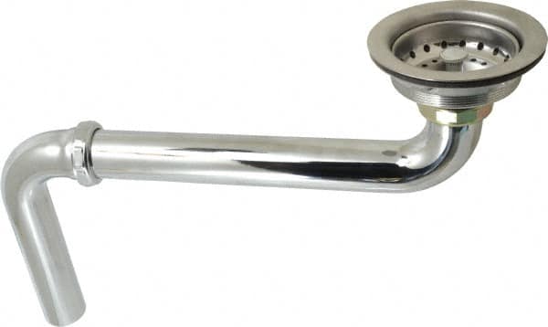 Just Mfg. - Crump Cup Drain System - Chrome Plated Brass - Caliber Tooling