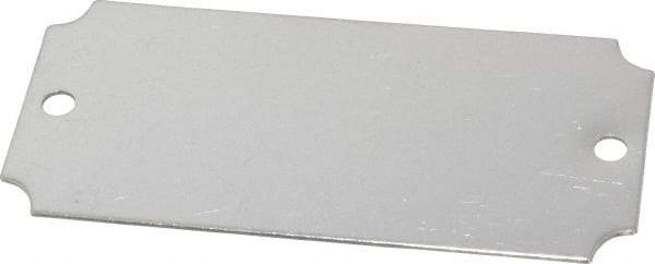 C.H. Hanson - 3-1/16 Inch Wide, Style 3, Stainless Steel Blank Metal Plate - 1-7/16 Inch High, 10 Pieces - Caliber Tooling