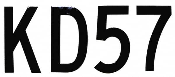 Made in USA - Letter Label - Legend: L, English, Black - Caliber Tooling