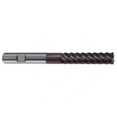 8mm Dia. - 100mm OAL - 45° Helix Firex Carbide End Mill - 6 FL - Caliber Tooling