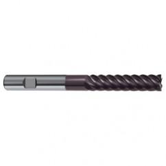 10mm Dia. - 100mm OAL - 45° Helix Firex Carbide End Mill - 6 FL - Caliber Tooling