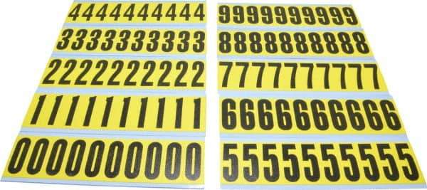 Made in USA - Letter Label - Legend: Combo Pack (Numbers), English - Caliber Tooling