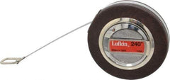 Lufkin - 1/64 Inch Graduation, 240 Inch Measurement, Steel Diameter Tape Measure - 3/8 Inch Wide, 0.008 Inch Thick - Caliber Tooling