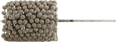 Brush Research Mfg. - 4" to 4-1/4" Bore Diam, 80 Grit, Aluminum Oxide Flexible Hone - Medium, 13-1/2" OAL - Caliber Tooling