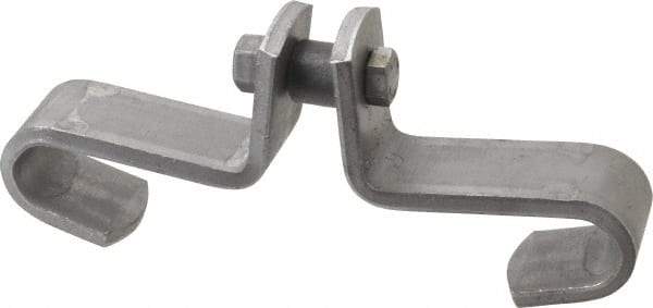 Made in USA - 3/8" Rod Center Beam Clamp - 1,000 Lb Capacity, Carbon Steel - Caliber Tooling