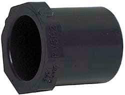 Value Collection - 8 x 6" PVC Plastic Pipe Bushing - Schedule 40, Spig x Slip End Connections - Caliber Tooling