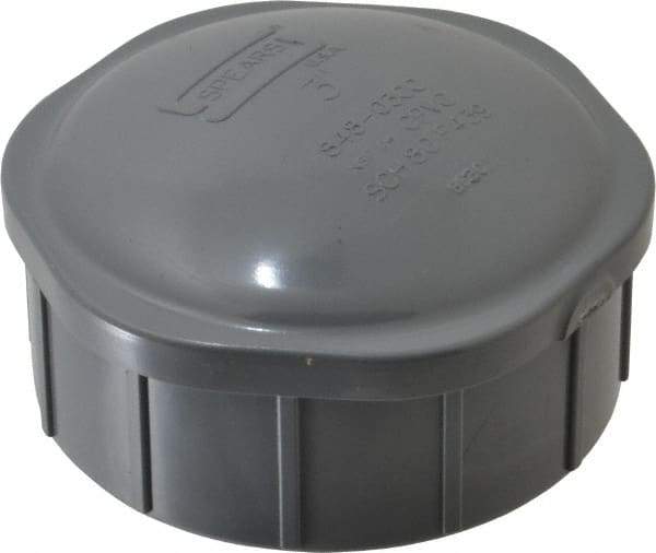 Value Collection - 3" CPVC Plastic Pipe End Cap - Schedule 80, FIPT End Connections - Caliber Tooling