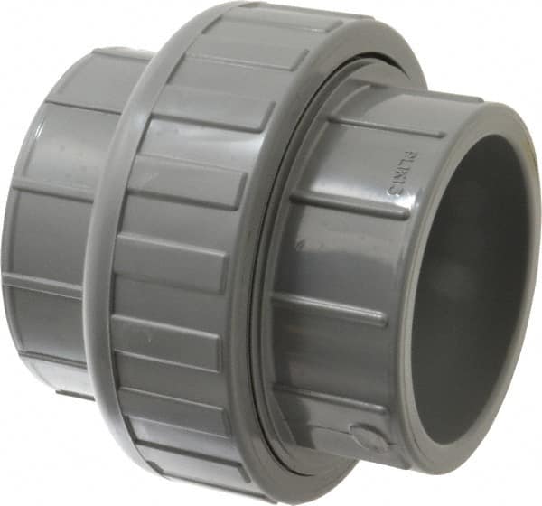 Value Collection - 3" CPVC Plastic Pipe Union with EPDM O-Ring - Schedule 80, Slip x Slip End Connections - Caliber Tooling