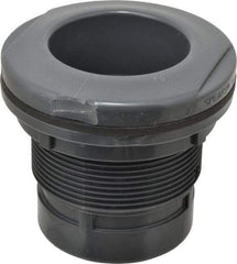 Value Collection - 3" PVC Plastic Pipe Bulkhead Tank Adapter - Schedule 80, Slip x FIPT End Connections - Caliber Tooling