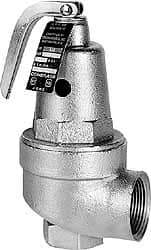 Conbraco - 2" Inlet, 2-1/2" Outlet, ASME Section IV Safety Relief Valve - 30 Max psi, Bronze, 6,091,000 BTUs - Caliber Tooling