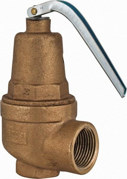 Conbraco - 3/4" Inlet, 1" Outlet, ASME Section IV Safety Relief Valve - 15 Max psi, Bronze, 635,000 BTUs - Caliber Tooling