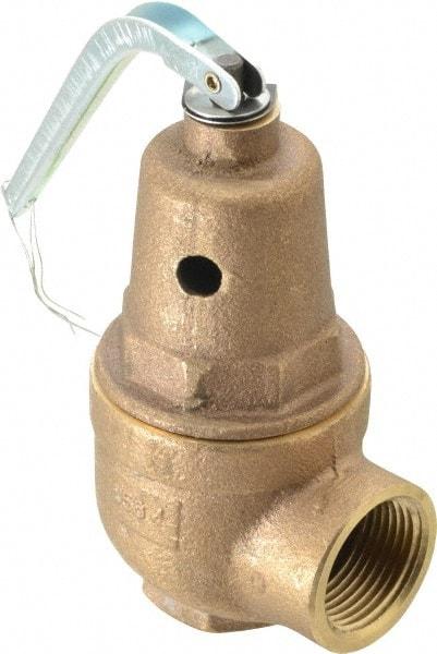 Conbraco - 3/4" Inlet, 1" Outlet, ASME Section IV Safety Relief Valve - 30 Max psi, Bronze, 970,000 BTUs - Caliber Tooling